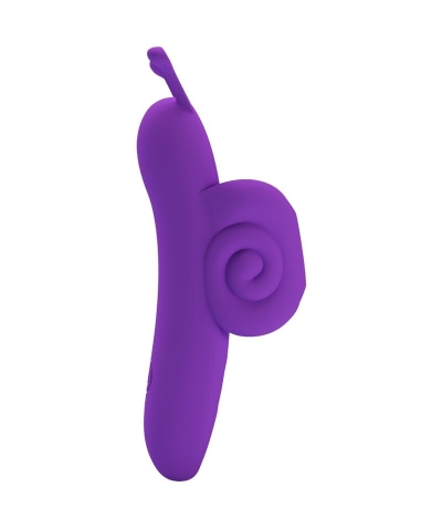 SNAIL PODEROSO ESTIMULADOR DE  Vibrador curvo ergonómico con 10 modos disfrutables