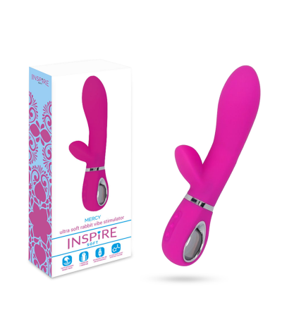 SOFT MERCY Vibrador de silicona con 7 modos vibración