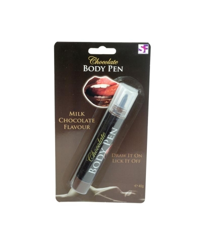 BODY PEN CHOCOLATE Bolígrafo comestible con sabor a chocolate erótico