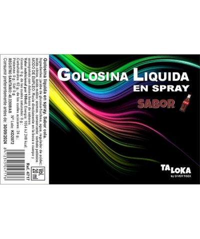 SPRAY GOLOSINA SABOR Caramelle liquide in spray di diversi gusti