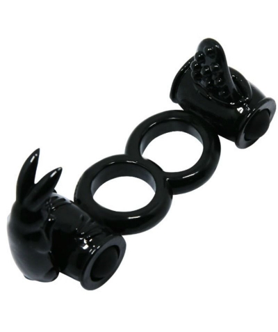 SWEET RING COMPLETO Anillo vibrador con estimulador de clítoris