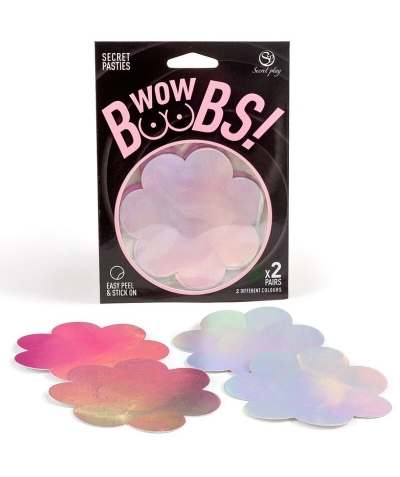 WOW BOOBS! SECRET PLAY Cubrepezones de diseño sensual y elegante