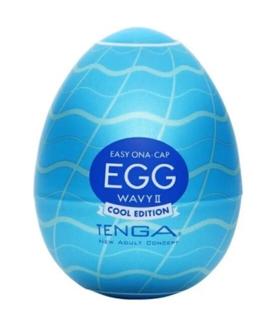 TENGA CRITAL EGG Masturbador masculino con efecto refrescante y texturas