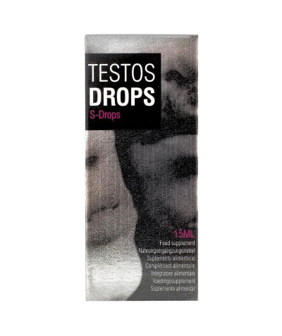 TESTOS DROPS Gotas para aumentar placer y energía sexual