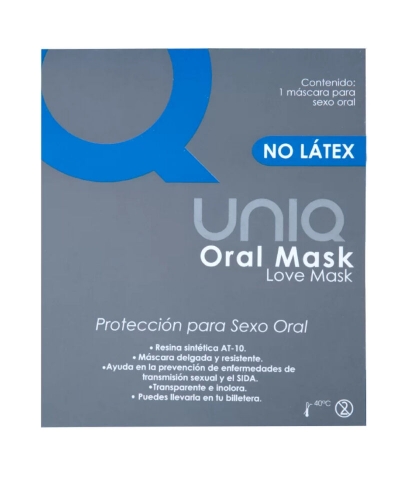 UNIQ ORAL MASK Máscara de resina para protección durante sexo oral