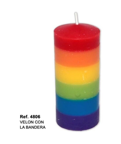 VELÓN GRANDE Vela pride de vivelavita: funcional, colorida, especial