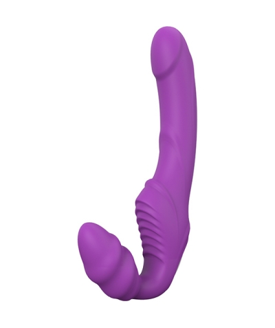 DOUBLE DIPPER PURPURA Un juguete erótico sin correas y vibrador