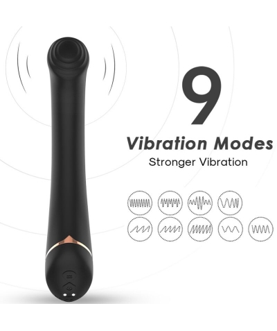 VIBRADOR CABEZA PLANA SILICONA Vibrador armony: intenso placer con 9 modos