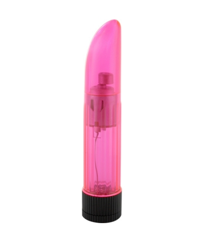 CRYSTAL CLEAR LADYFINGER PINK Mini vibrador con regulador de velocidad