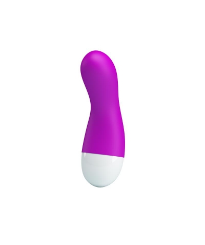 IAN PUNTO G Vibrador curvado de silicona con 30 funciones