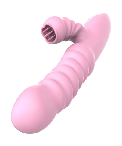 VIBRADOR MULTIFUNCION CON LENG Vibrador multifuncional com calor, vibração e estimulação