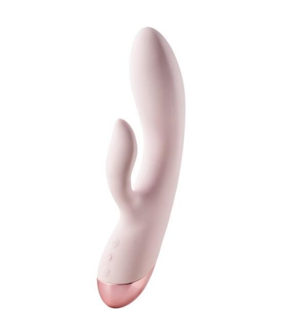 VIVRE DUO Vibrador doble de silicona con estimulador clitorial