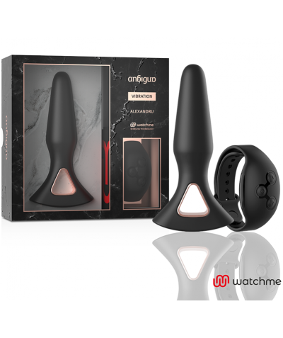 ALEXANDRU Plug anal vibrador con control remoto moderno