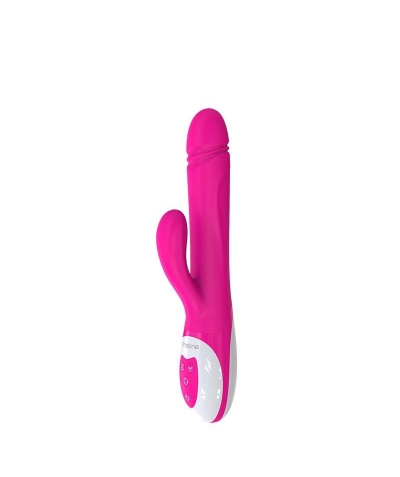 WAVE Vibrador dual con rotación, 7 vibraciones y USB recargable