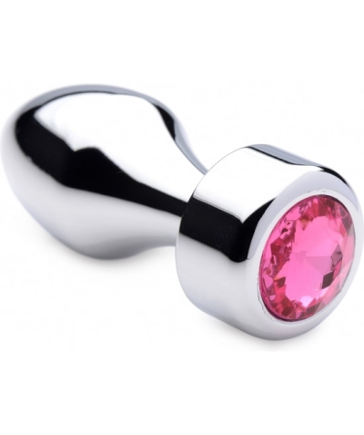 WEIGHTED PINK Plug de aluminio con gema