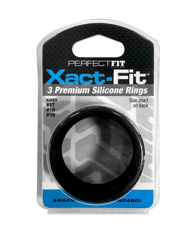 XACT FIT 3 M Anillos de silicona adaptable al pene