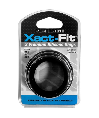 XACT FIT 3 XS Anillos de silicona adaptable al pene