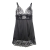 BABYDOLL CON ESTAMPADO FLORAL PECHO NEGRO S/M nº4