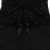 BABYDOLL TULLE CON DETTAGLI PIZZO E FIORI NERO L/XL nº4