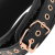 BEGME - BLACK EDITION COLLAR CUERO VEGANO CON FORRO DE NEOPR