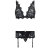 BELITA LC 90231 SOUTIEN-GORGE + CULOTTE + JARRETIÈRE NOIR S/