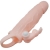 BRAVE MAN FUNDA PENE CON RABBIT VIBRADOR 16.5 CM NATURAL nº3