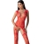 BS099 BODYSTOCKING ROJO TALLA UNICA