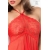 BABYDOLL AND THONG CR-3884 RED nº2