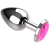 CHIC DESIRE - PLUG ANAL DE METAL TALLA L CRISTAL PINK 4 X 9C