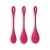 CONJUNTO DE 3 BOLAS KEGEL YONI POWER 1 SATISFYER ROJAS