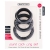 CONJUNTO DE ANÉIS PARA O PÉNIS ROUND COCK RINGS SET PRETOS n