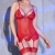 CR 4415 ENSEMBLE CORSET ROUGE S/M