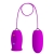 VIBRATEUR RECHARGEABLE DAISY DUAL EGG VIOLET nº1