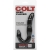 Colt vibrador anal flexível preto profundo