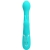 DEJON VIBRADOR RABBIT 3 EN 1 MULTIFUNCIÓN VERDE AGUA nº1