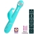 DEJON VIBRADOR RABBIT 3 EN 1 MULTIFUNCIÓN VERDE AGUA nº9