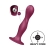 DILDO KINETIQUE DOUBLE BALL-R  WEIGHTED DILDO ROUGE SATISFYE