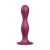 DILDO KINETIQUE DOUBLE BALL-R  WEIGHTED DILDO ROUGE SATISFYE