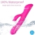 DILDO VIBRADOR RABBIT SILICONA FUCSIA nº2