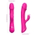 DILDO VIBRADOR RABBIT SILICONA FUCSIA nº3