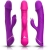 DILDO VIBRADOR RABBIT SILICONA FUCSIA nº4