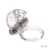 Anillo vibrador de silicona transparente