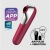 DUAL LOVE VIBRADOR Y SUCCIONADOR CON AIRE PULSADO ROJO nº10