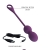 ELVIRA KEGEL BALLS APP CONTROL REMOTO MORADO nº32