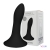 Hitsens 5 - dildo silicona doble densidad negro