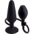 Butt plug hinchable l - negro