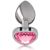 INTENSE - PLUG ANAL METAL ALUMINIUM COEUR N ROSE TAILLE S nº