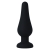 INTENSE ANAL PLUG PIPO M SILICONE NEGRO 11 CM nº1