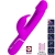 KAMPAS VIBRADOR RABBIT 3 EN 1 MULTIFUNCIÓN CON LENGUA VIOLET