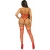 HARNAIS JOINT TORIQUE CLOUTÉ KINK TEDDY TAILLE L - ROUGE nº7